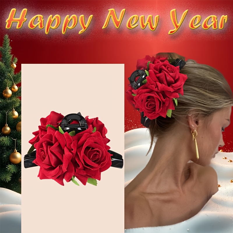 1pc Of Hair Clip, Elegant Style, Shark , Large Solid-color Hairpin, Ponytail Holder, Perfect Valentine's Day Gift, Daily And Date Hair Accessory, Women's Fashion Headwear