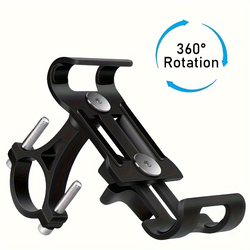 

Aluminum Alloy Bicycle Phone Holder Handlebar Motorcycle Mount Anti-slip Metal Holder For All Smartphone Stand