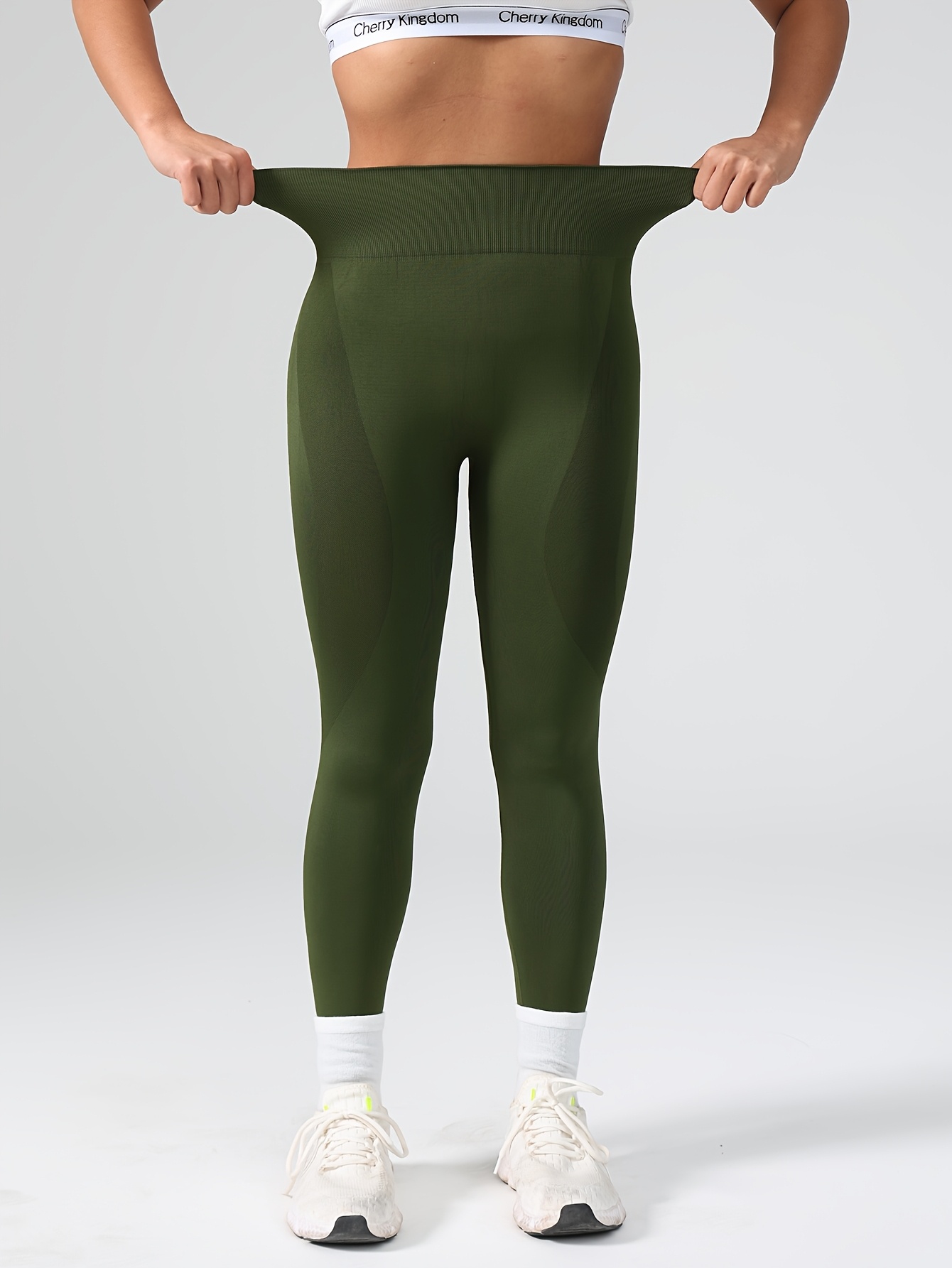 Olive workout leggings online