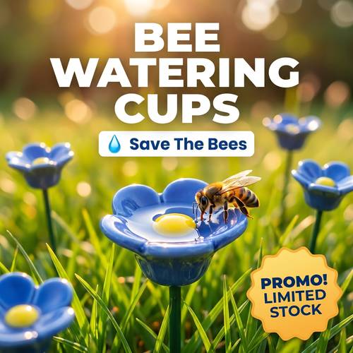 1pc 3pcs 6pcs handmade garden bee waterer ceramic flower bee water feeder stump bee bees outdoor save decoration