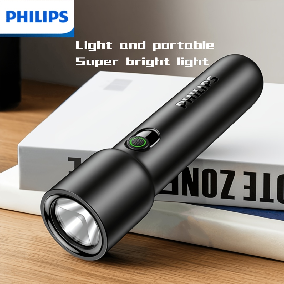 Lighting Flashlight Type-c Charging Port, Matte Surface Comfortable To Hold, Four-speed Dimming Mode, Display Long Household Outdoor Camping Portable Multi-functional Flashlight