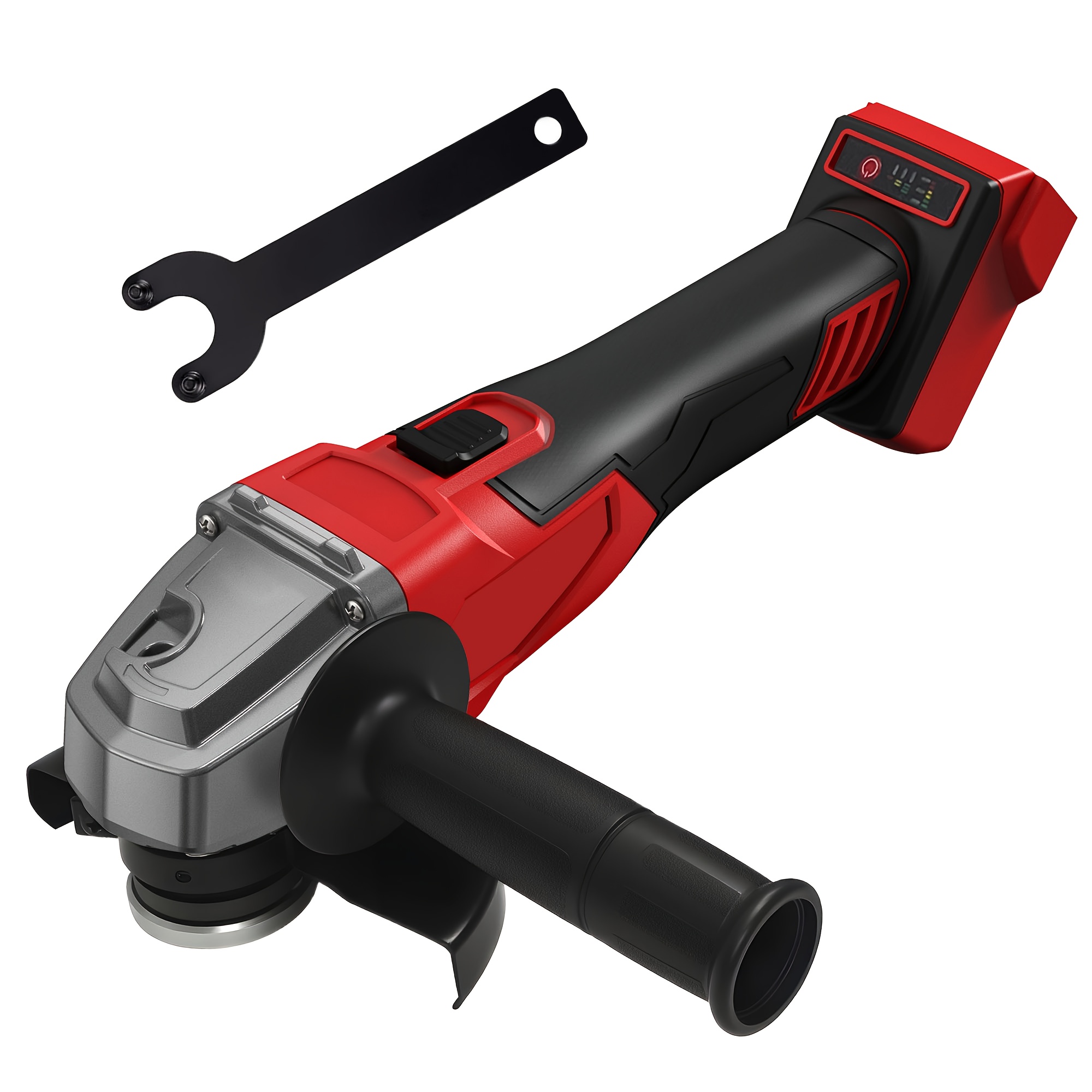 TEMU Cordless Compatible For 18v Battery, 4-1/2 Inch, 8500rpm Brushless Electric Tool, 3 Variable Speeds Power Grinder For, Grinding,