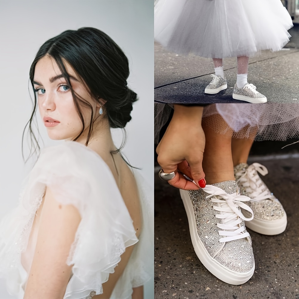 Sparkly tennis shoes for wedding online