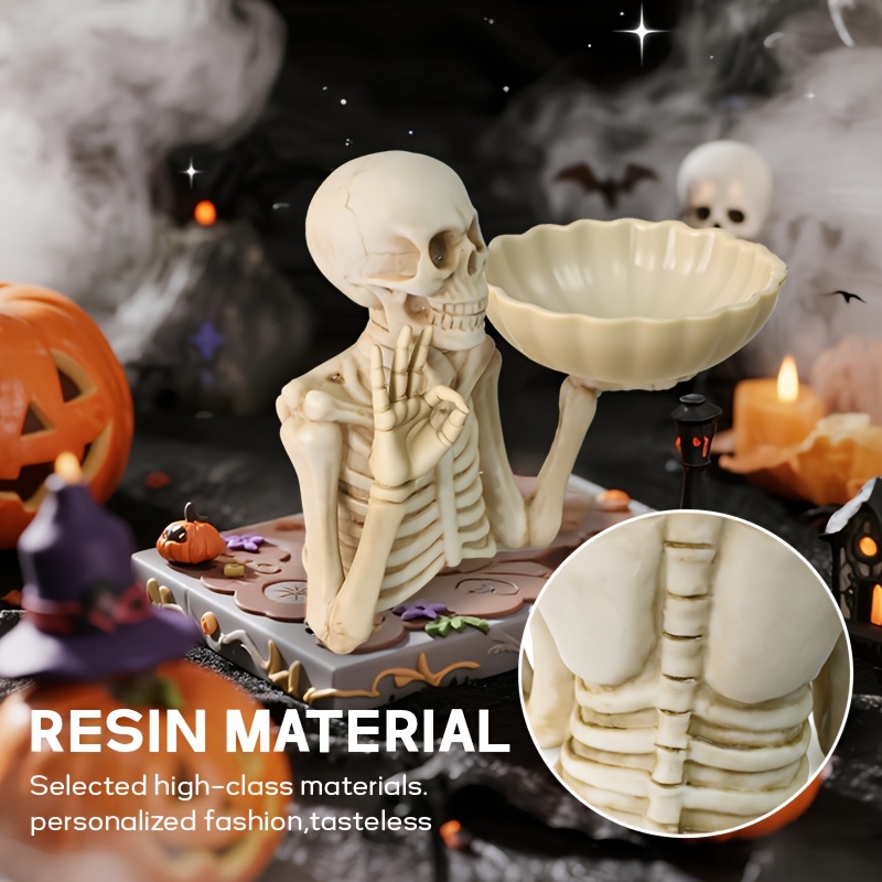 Personalized Skeleton Couple Ornament: Gothic Skull Lover Gift