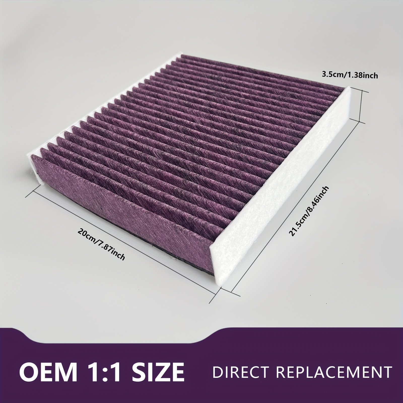 VioletLisa Fits Cabin Air Filter 1K0819644A A0066A0001 並行輸入品 VioletLisa Fits Cabin Air Filter 1K0819644A A0066A0001 並行輸入品