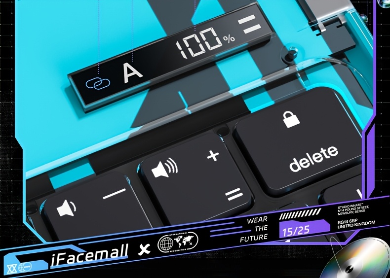 Suitable for iPad 10th Generation Protective Case with Keyboard Lazy Bracket 7-color Backlight Lifting And Rotating Pen Holder Storage Wireless Magic Keyboard Protective Case for 2022 New iPad 10th Generation 10.9 Inch/iPad Air 13 Inch M3/M4 (pink)