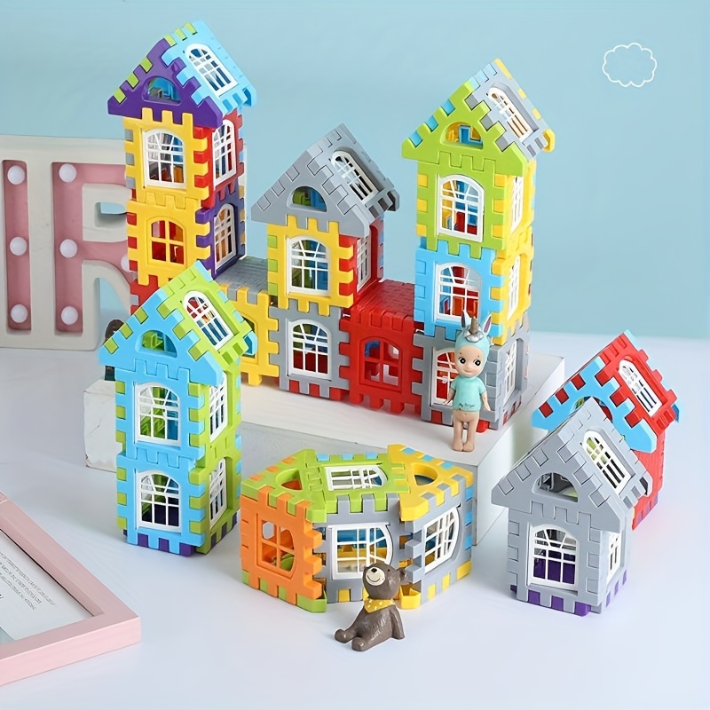 Creative Cube Basic Assembly Blocks, Large Building Blocks in Multiple Colors