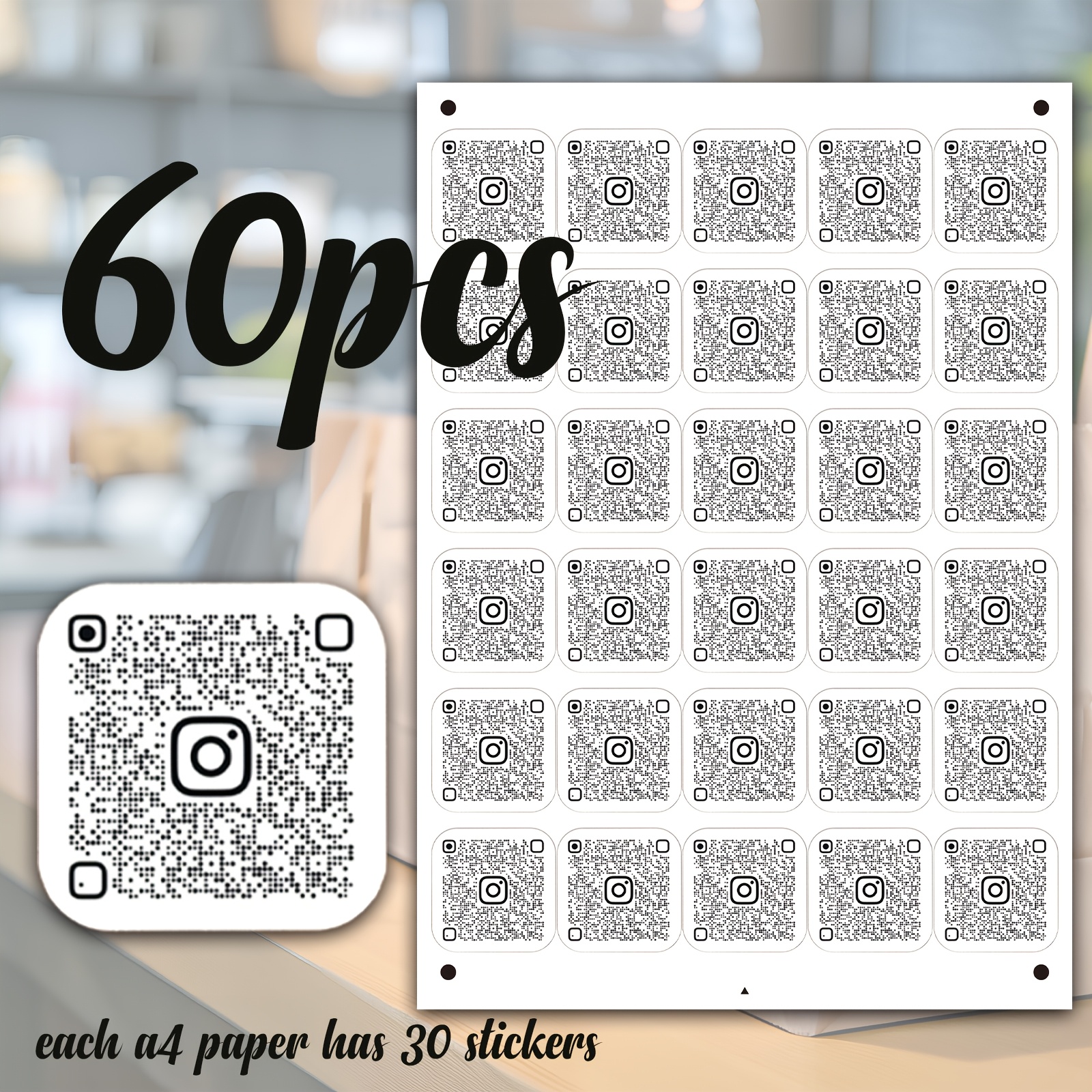 TEMU Tailored Labels - Square Stickers, Personalized Promotional Label With Logo And , Custom Stickers Featuring Any Design, Image, Logo, Or Text,