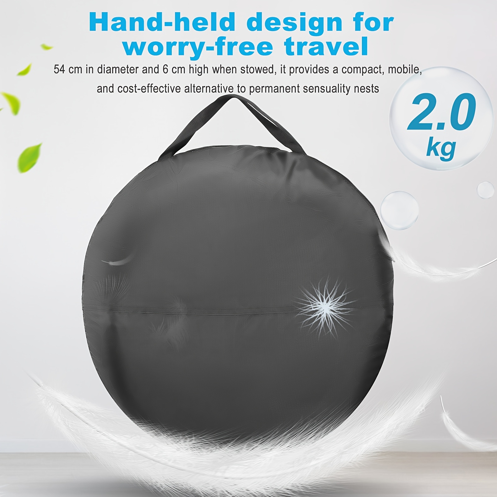 Blackout Tent with Silver Inner Lining & Carry Bag