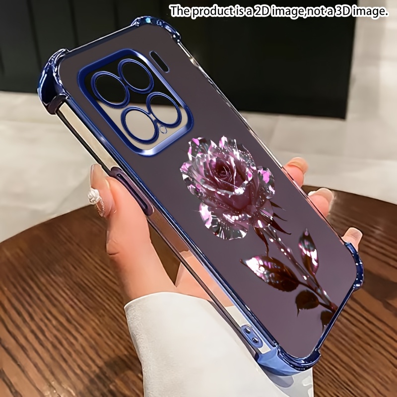 Ovitek za telefon: 2D ploščat, primeren za Xiaomi 15Ultra/15/15T/15TPro, elektroplateran prozoren, odporen proti padcem in udarcem, mehka