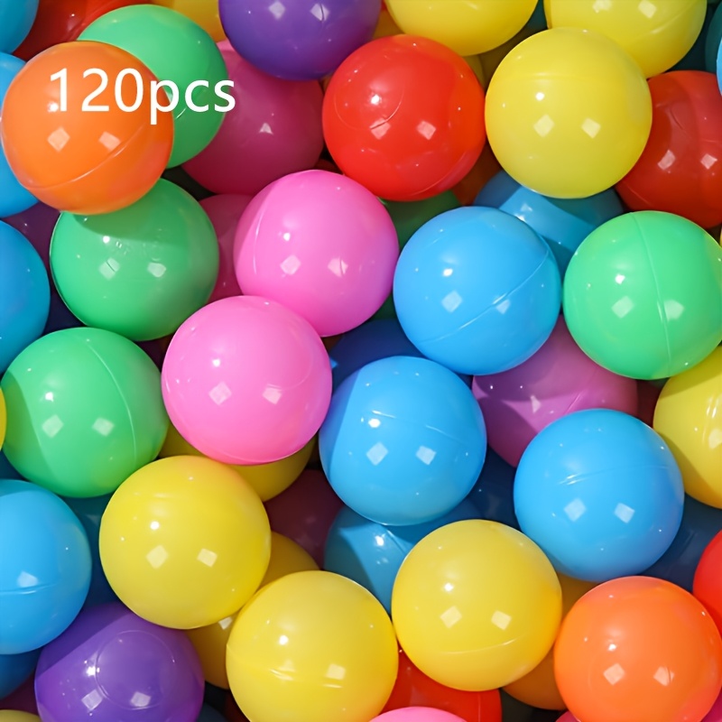 120pcs Non-toxic Ocean Balls For - Coordination & Motor Skills, Pe Material