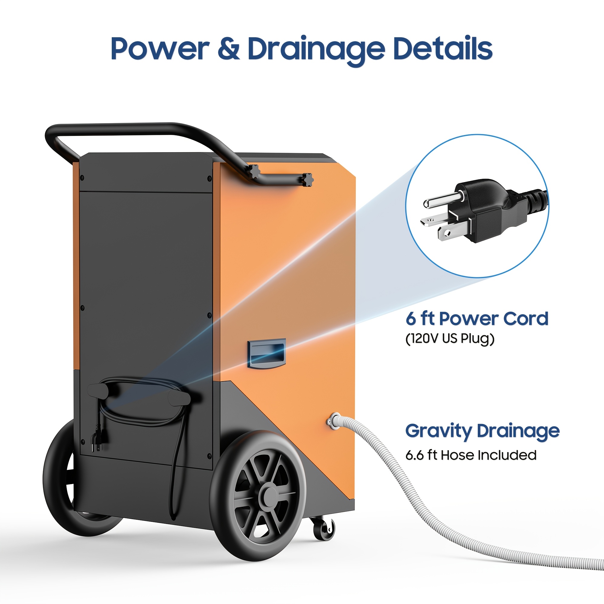 commercial dehumidifier for basements 305 pint 9000 sq ft large spaces 38 gallon day commercial grade dehumidifiers for industrial 24h timer continuous dehumidification auto   Product details 5