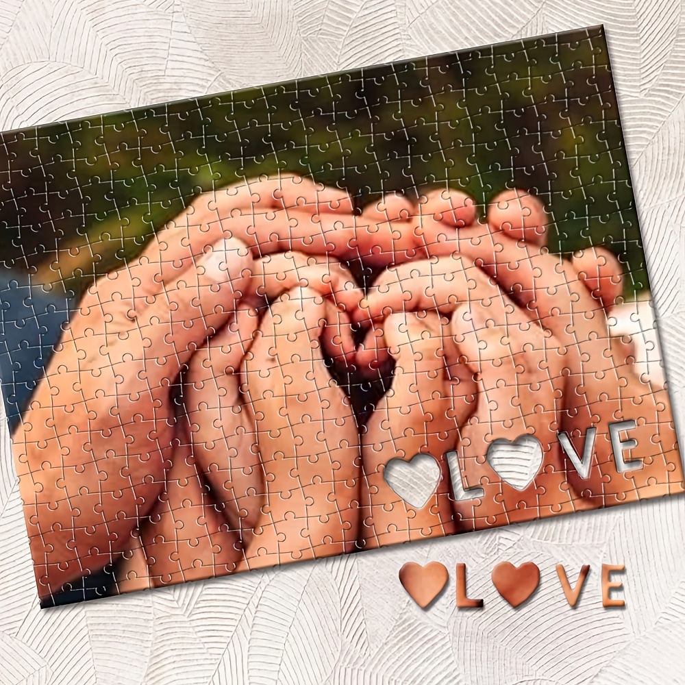 Creative Heart-Shaped Customizable Puzzle Game