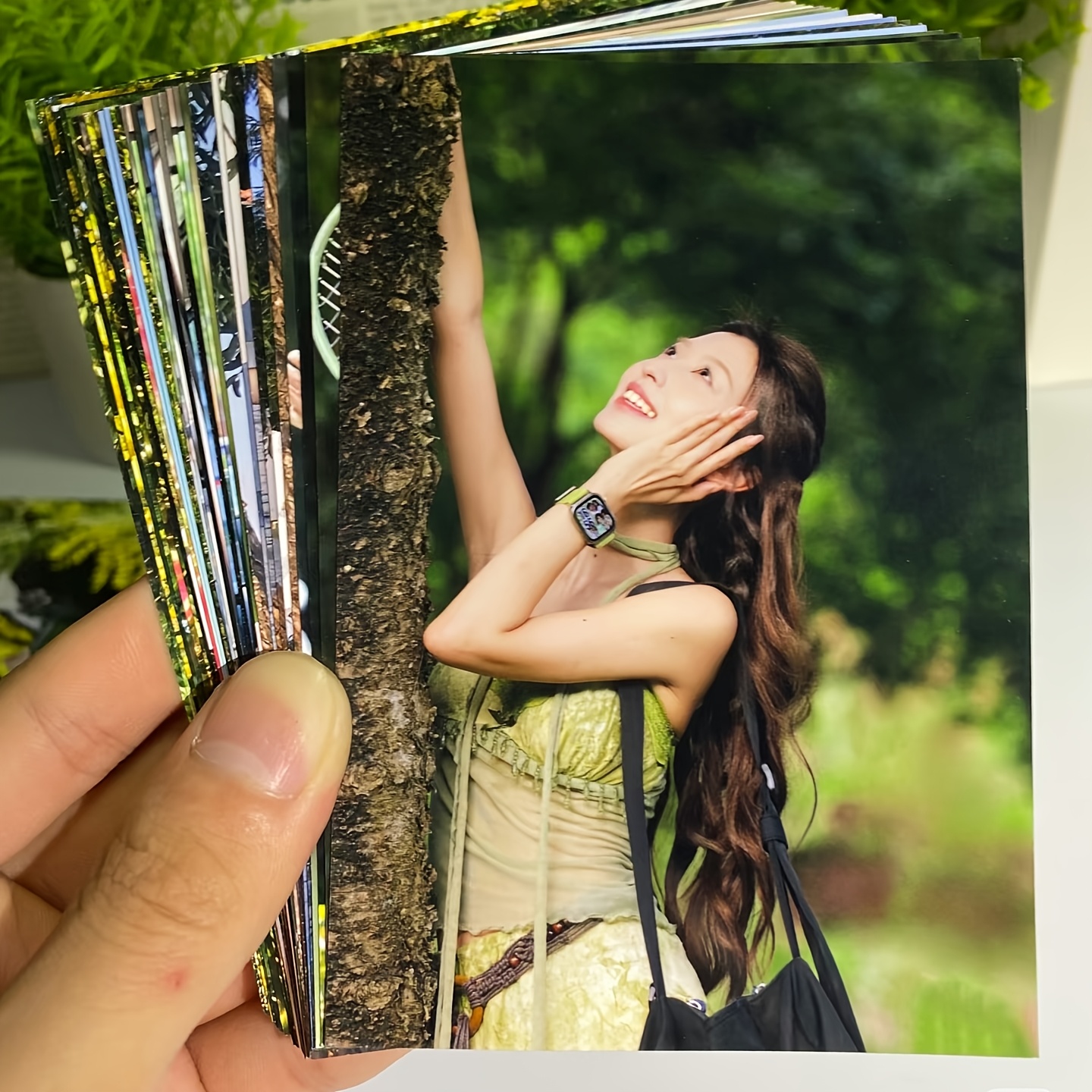 TEMU 10 Sheets, 2d Polaroid Photo Prints, 12.7/15.24/17.78cm, High-definition Photos, Gift Souvenirs, With Large Blank Areas For Writing , Messages,