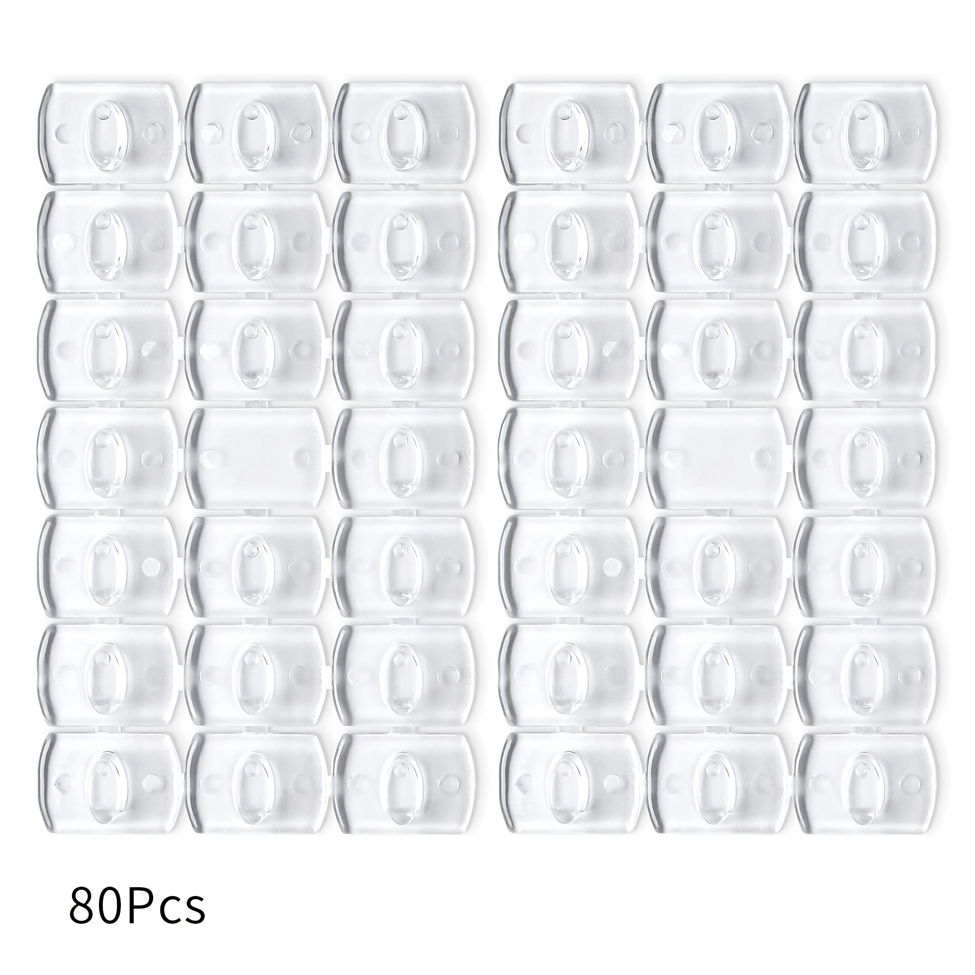 TEMU 80pcs crochets auto-adhésifs, dommage pour , forte murale, pour la décoration intérieure et extérieure, Noël, Halloween, Saint-Valentin,