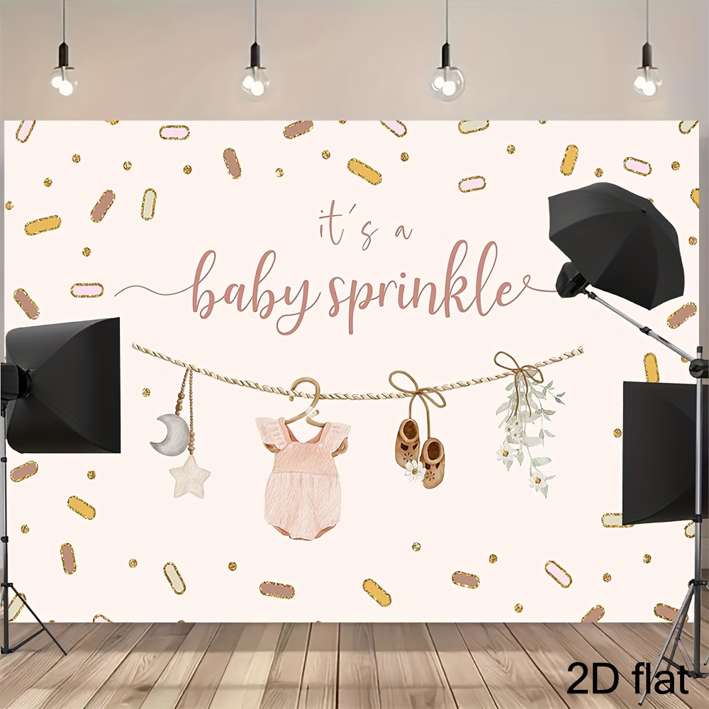 backdrop baby shower girl sold on Temu United States