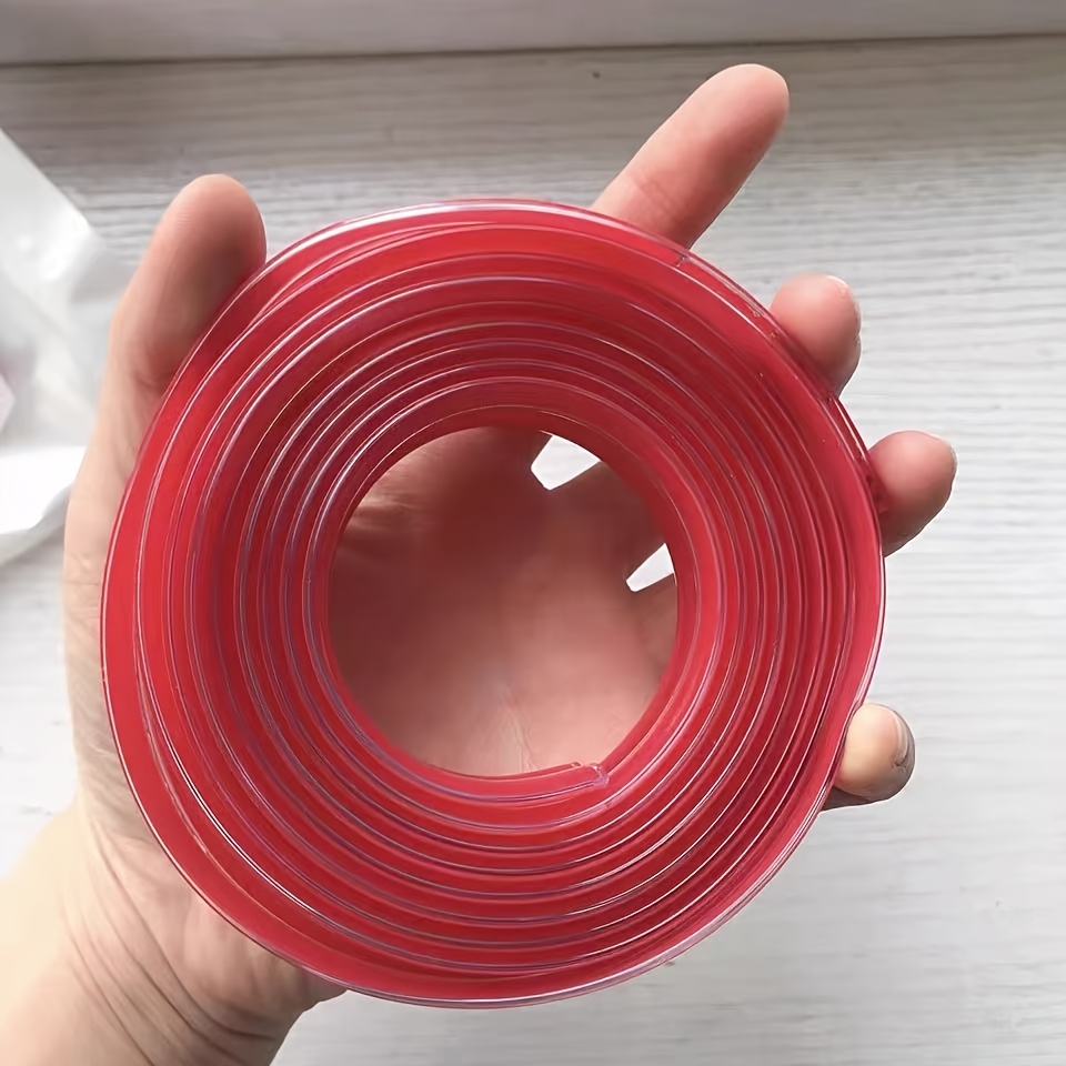 Image of Table Edge Corner Protection Strip; Anti-collision Strip; Anti-knock Protection; Elastic Strip With Adhesive Backing; Pasting Strip (ten Meters, Cut)