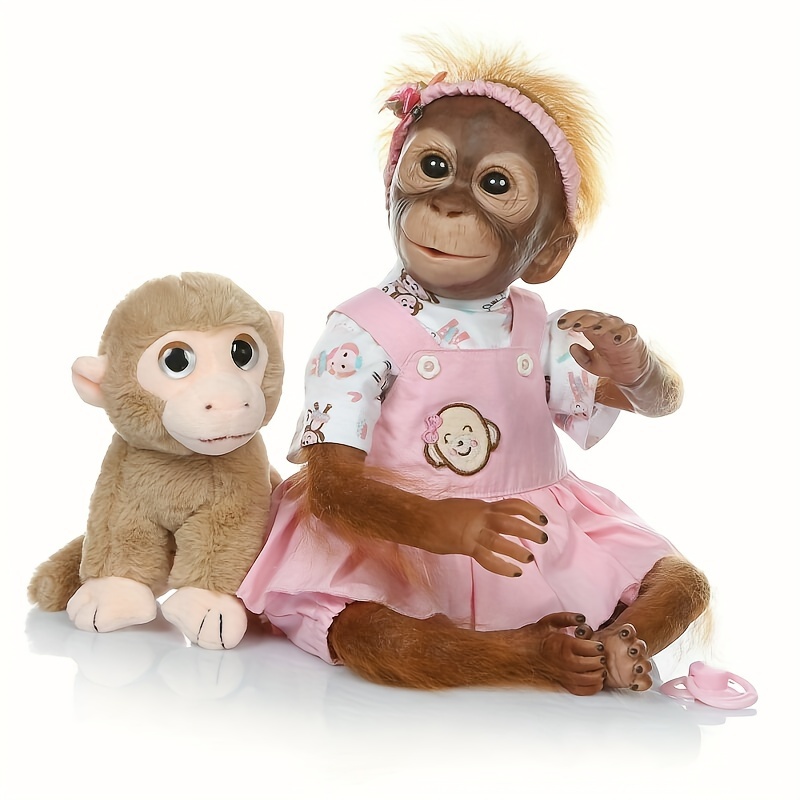 Silicone baby monkey doll online