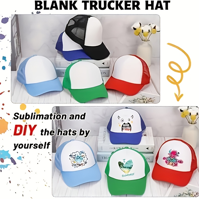 30 Customizable Breathable Mesh Trucker Hats
