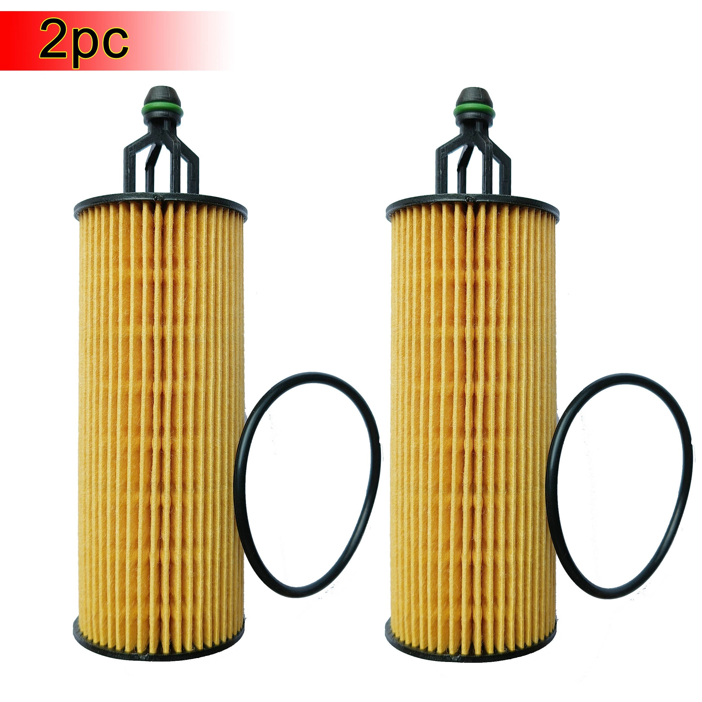 

2-pack Paper Material Oil Filters, Replacement Parts Compatible With Jeep Wrangler, Fit For Chrysler & Jeep Models, Standard Grade Automotive Engine Oil Filters