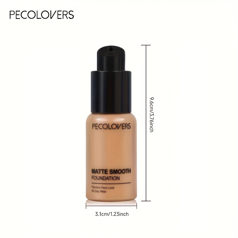 High Coverage Matte Liquid Concealer - PECOLOVERS, Waterproof, Oil Control, Moisturizing, Long-Lasting Face Makeup in Multiple Shades