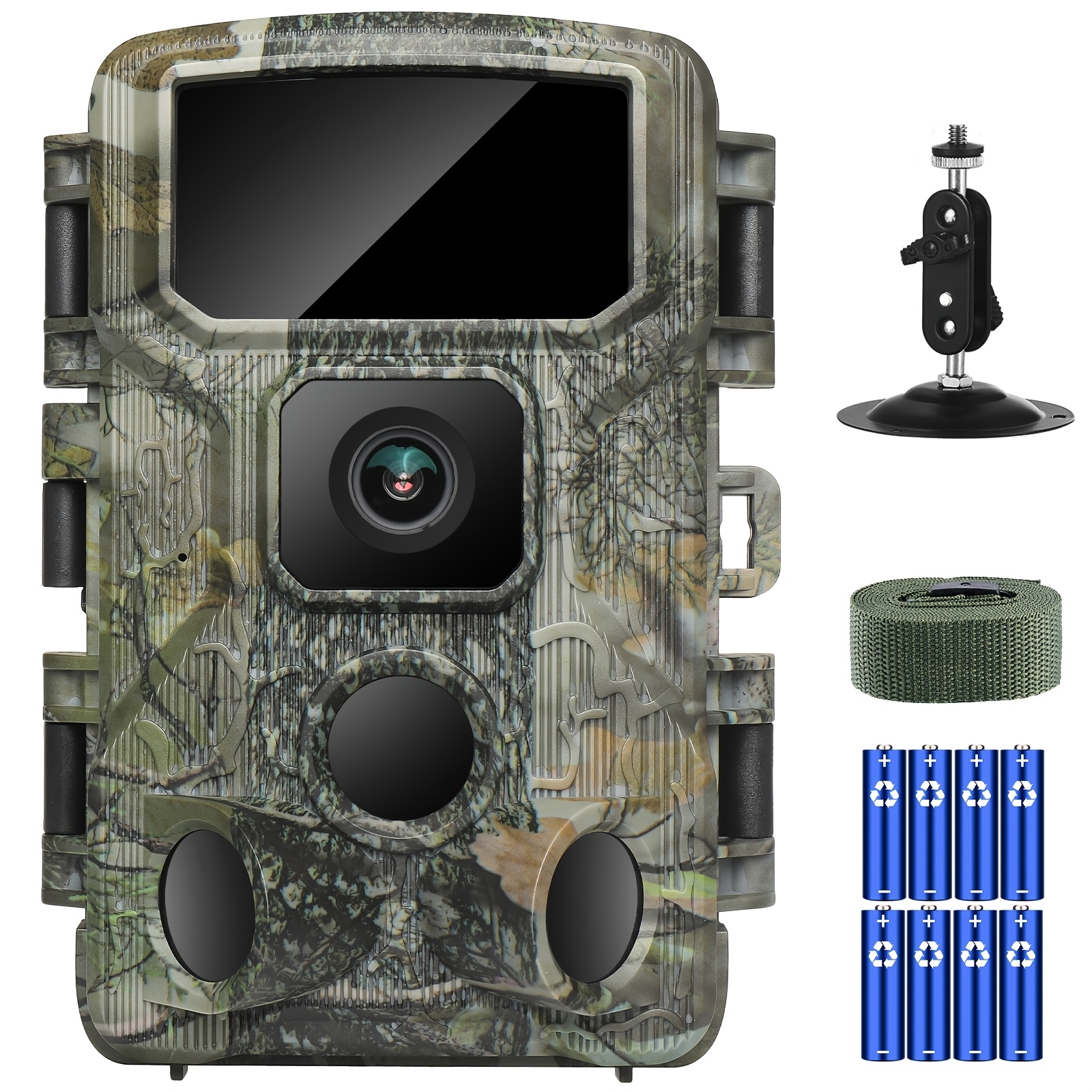 Image of Outdoor Wifi Trail Camera 4k With Motion & Audio Alerts, Game Camera Suitable For Hunting, Fishing,, Tree Mount, Smartphone Monitoring, For /outdoor Use