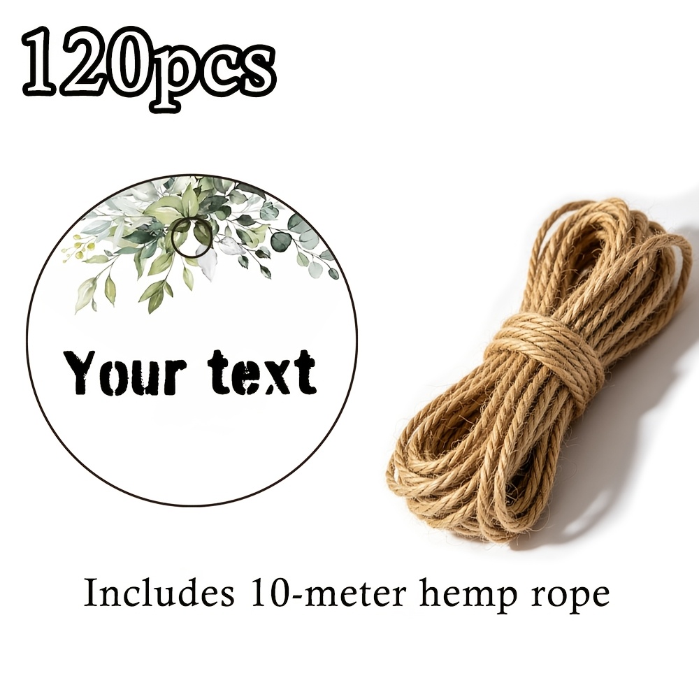 TEMU 59/99/120 stuks Gepersonaliseerde Bedankt Cadeaulabels, 5cm 1,97 Inch Vierkante & Ronde Tag, met 10m Touwtje, Huwelijksbedankjes Feest Souvenir