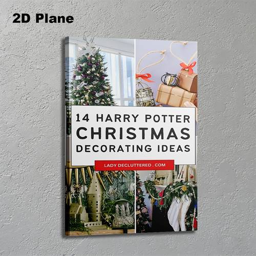 2d flat 2d flat 2d flat 1pc framed 14 christmas decorating ideas wrapped canvas wall art living room bedroom christmas party and home decoration