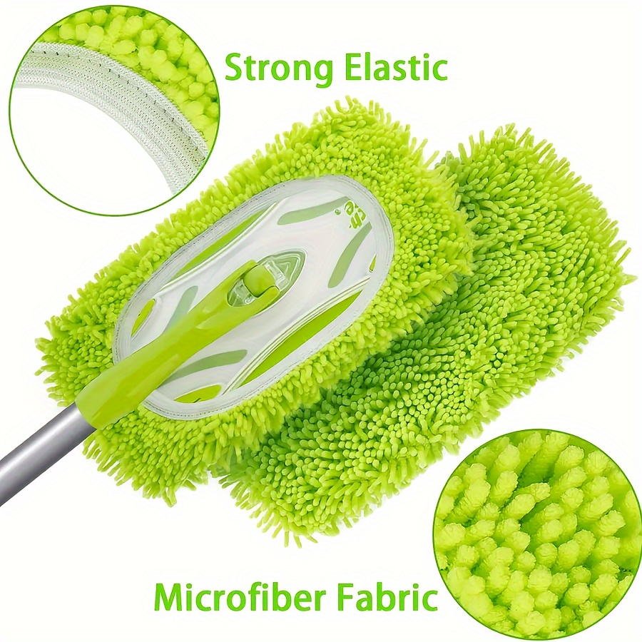 

4pcs Microfiber Mop Pads - Reusable & Washable, Compatible With For In Living Room, Bedroom, Bathroom, Kitchen - Use