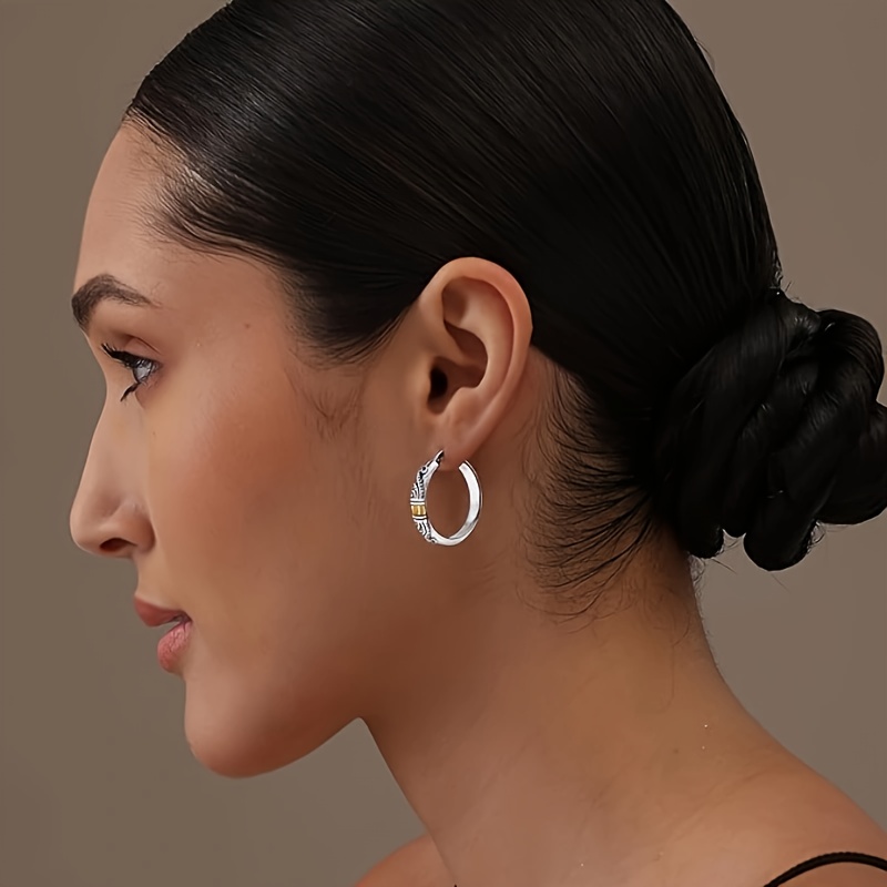 925 silver bali earrings stylish simple and versatile are   for men wives   mothers daughters for birthdays anniversaries valentines day weddings any festival exquisite gift box Product details 3