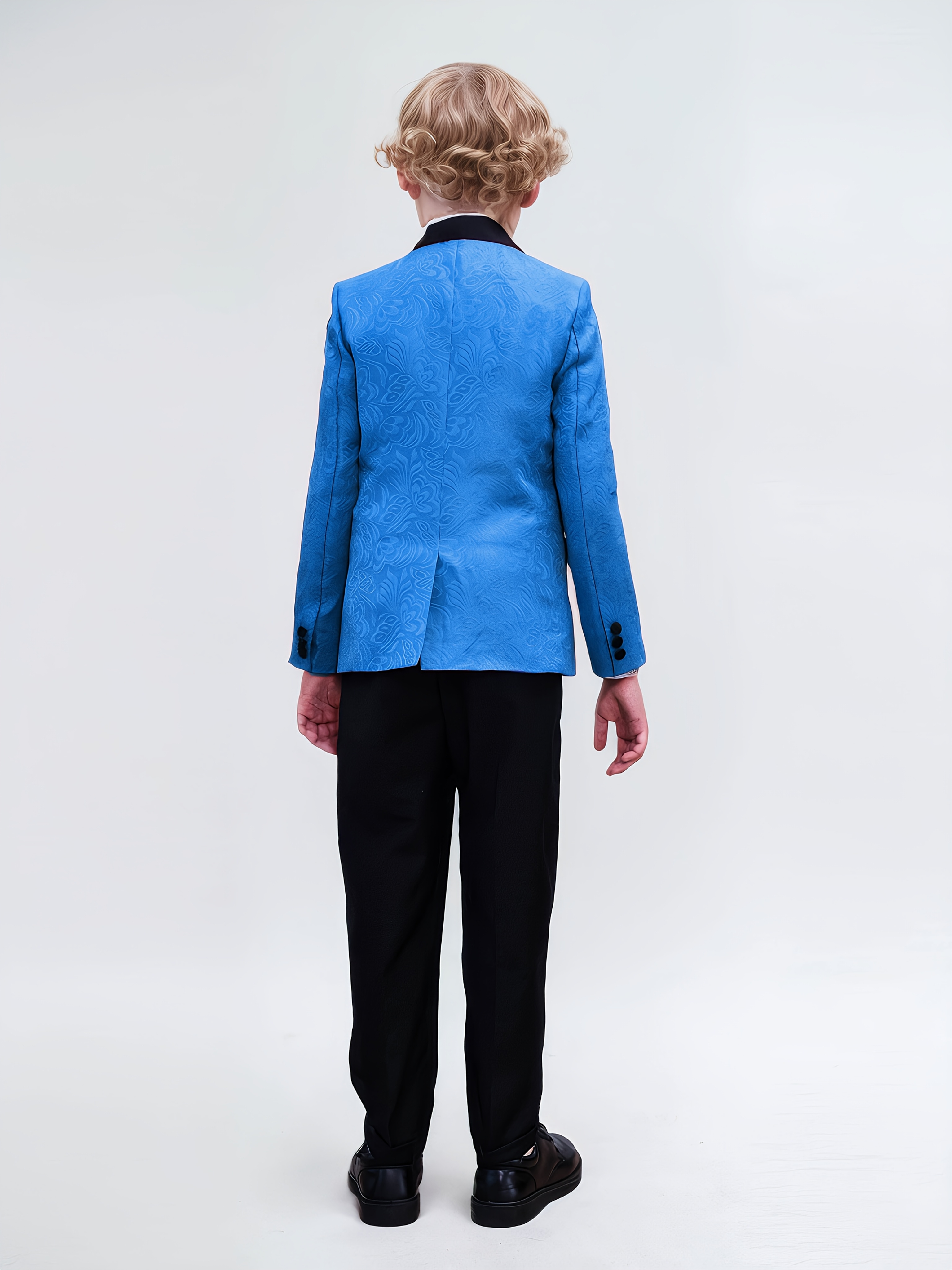 boys formal suit elegant red black vest Temu