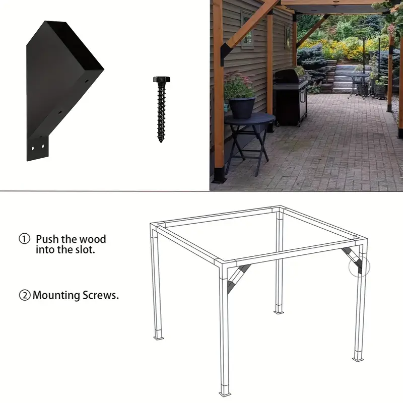 Lot de 2 équerres d'étagère Hawangen acier 45 x 20 cm noir - Bricolage Lot de 2 équerres d'étagère Hawangen acier 45 x 20 cm noir - Bricolage
