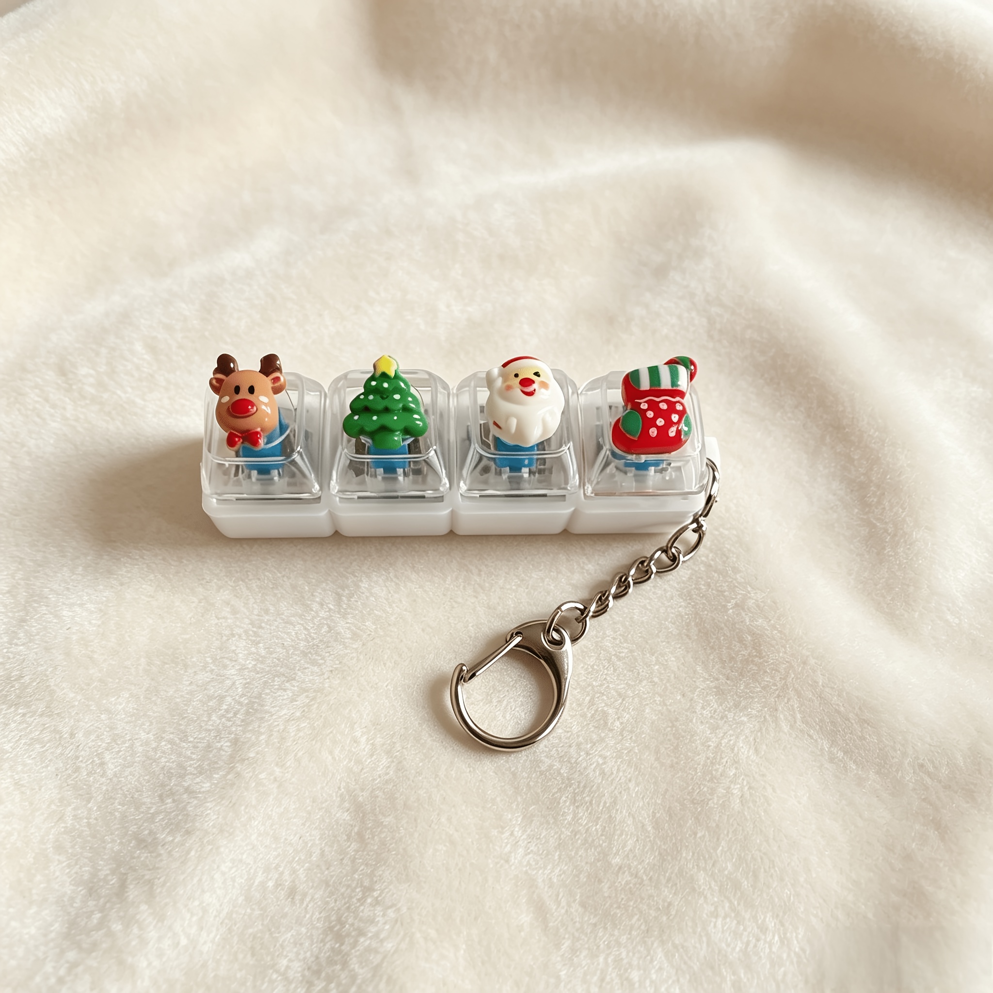 TEMU Llavero de botones, un regalo de Navidad adecuado