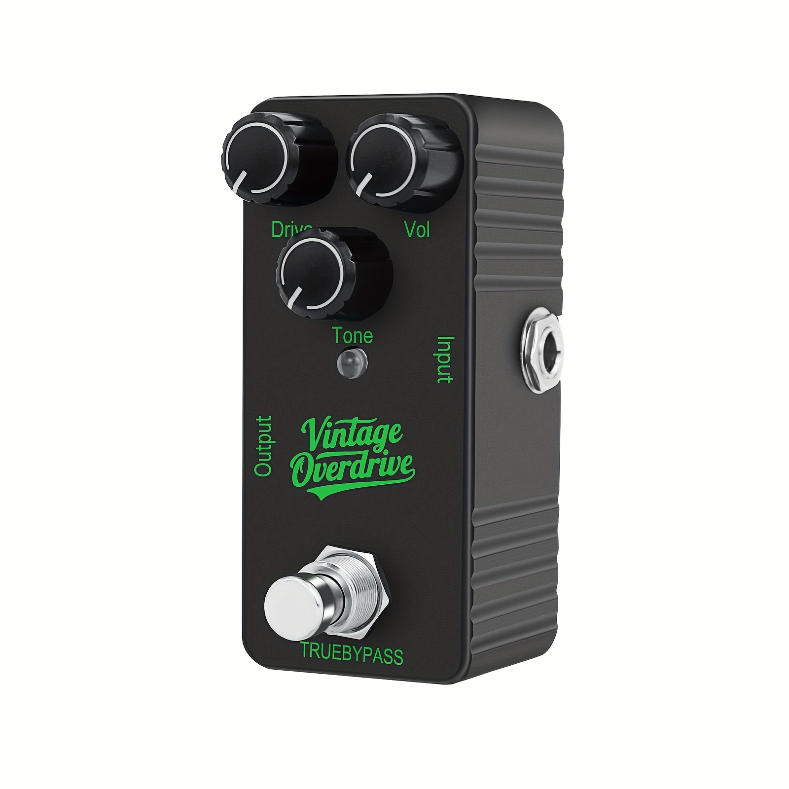 TEMU Lanlison Electric Guitar Effects Pedal - Usb-powered Mini Pedal With Distortion, Classic Chorus & Digital Delay, Control, Black, Guitar Pedal, ,