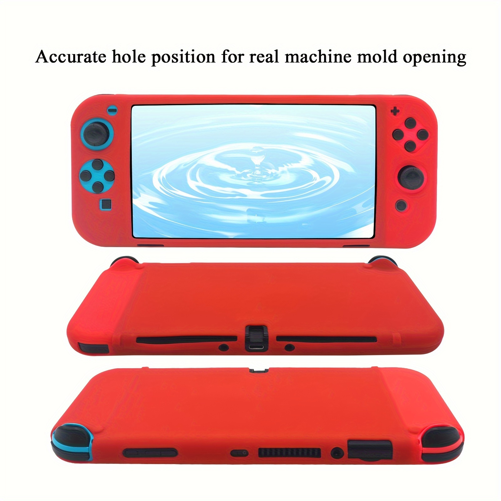 

Suitable For Switch Oled Game Protective Case, Anti-scratch Game Accessories, Lightweight , Skin-friendly Silicone, Game