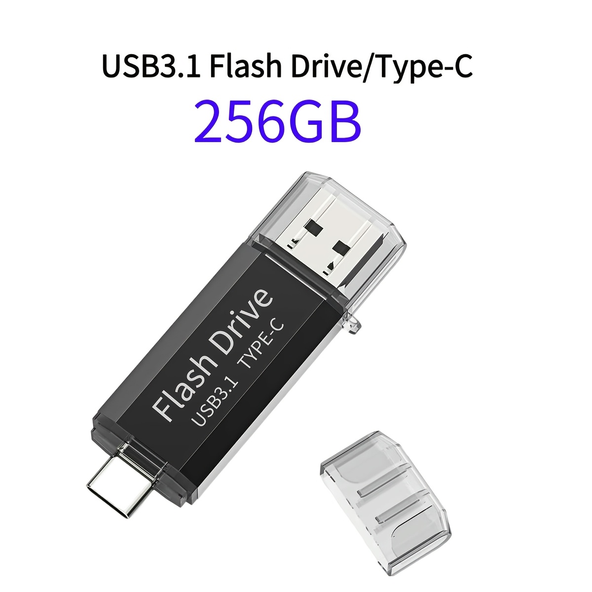 Image of Lansten Usb C Flash Drive 128gb/256gb 2-in-1 Usb 3.1 And Usb Type C Dual Otg Usb Stick For , Huawei, , Pixel, Etc