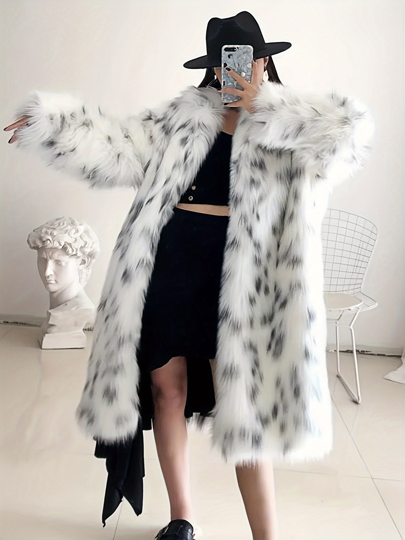 ジャケット・アウター THE TOE WHITE FUR COAT M 207565791-1-ecru