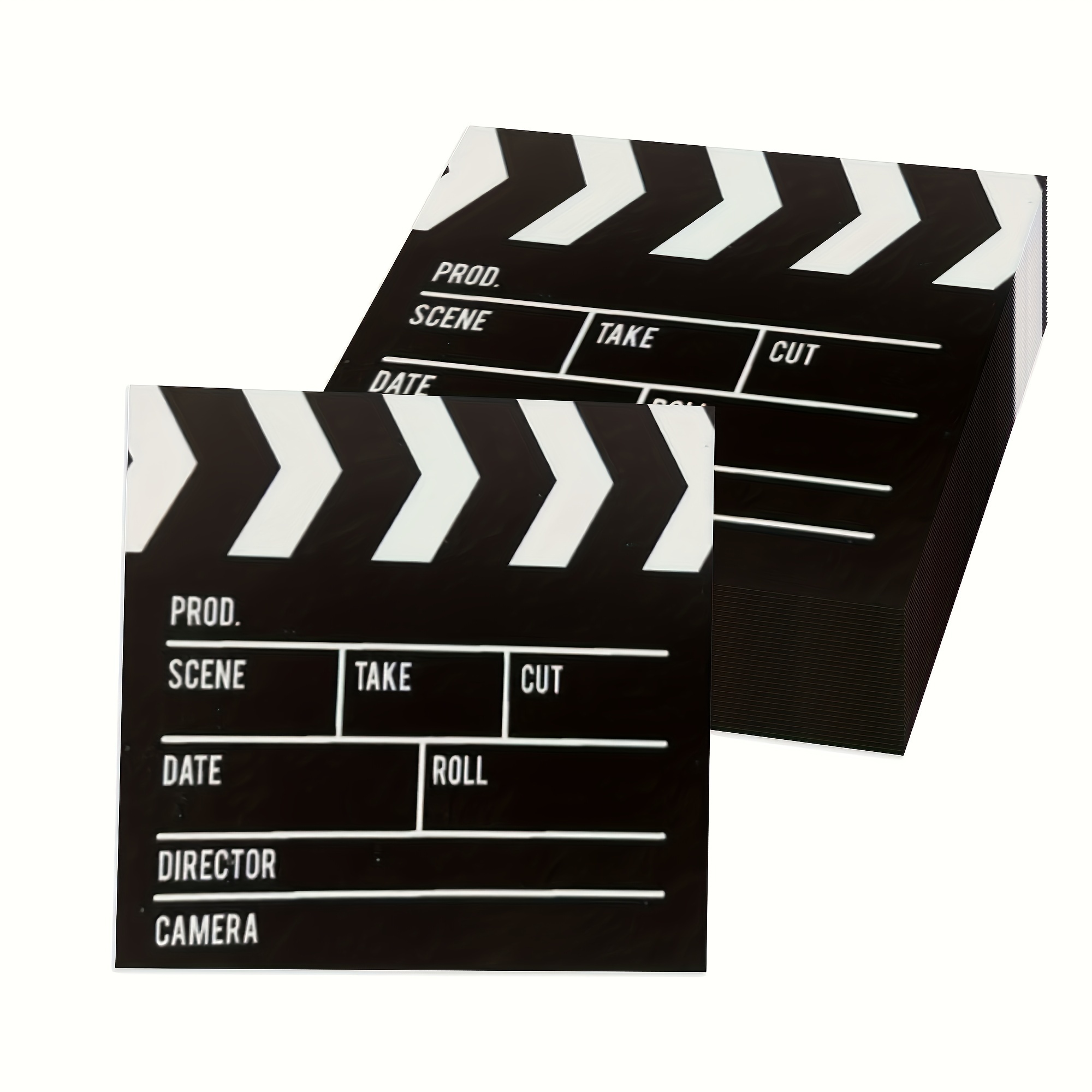 

40pcs Movie Night Party Napkins - Disposable Paper Towels For Themed Events, Birthday Celebrations & Theater-themed Parties