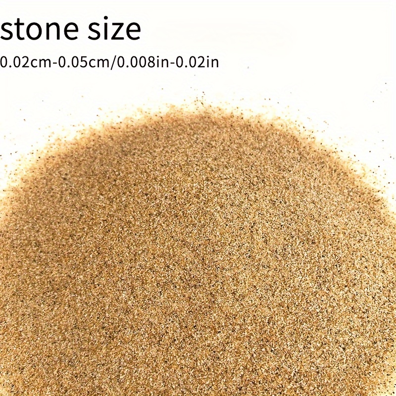 

1.1lb Natural River Sand Crystal Decor - Rustic Aquarium Gravel For Fish Tanks & , No-wash Enhancement