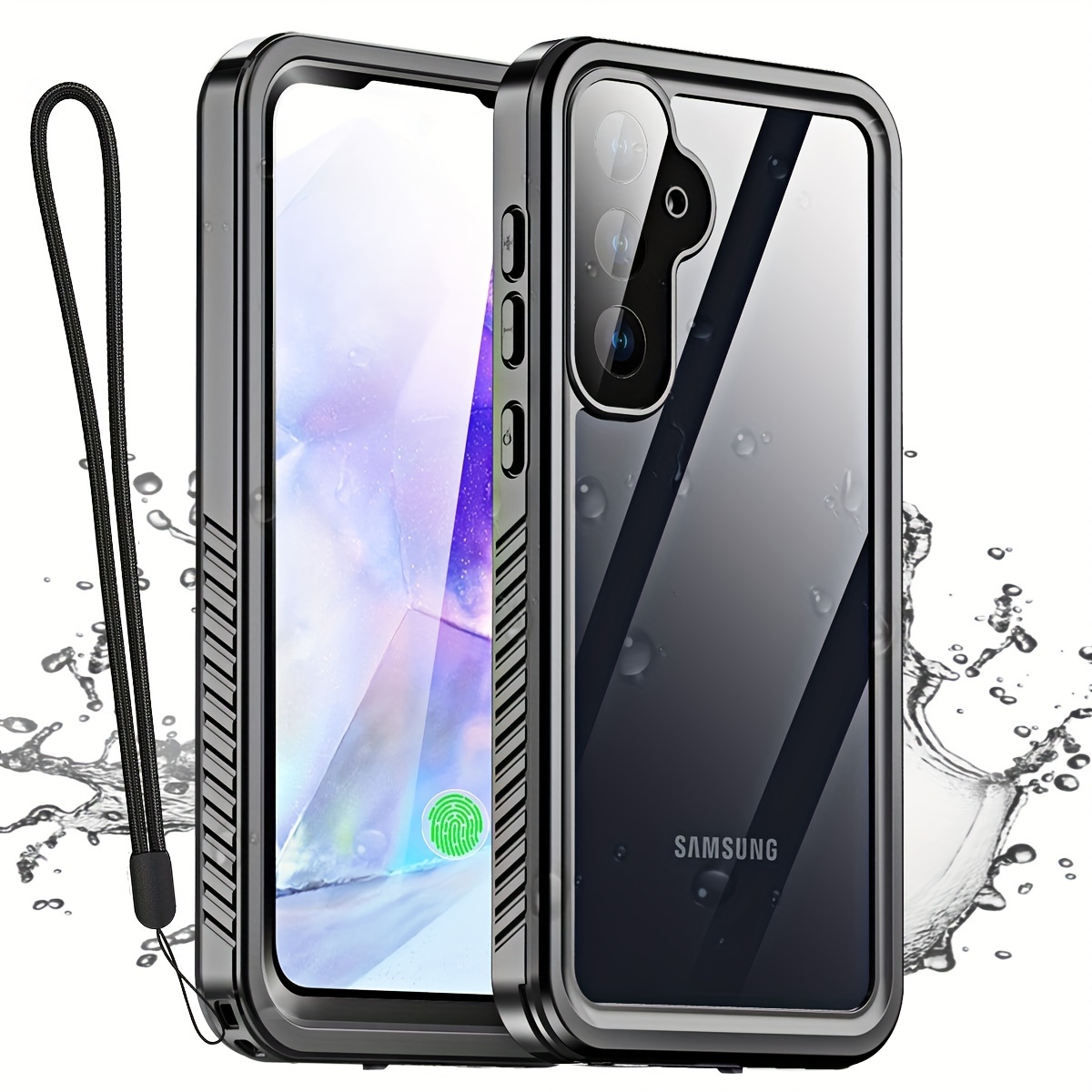 TEMU Phone Case: For Galaxy A55 5g 6.5" Case Shockproof Underwater Cover