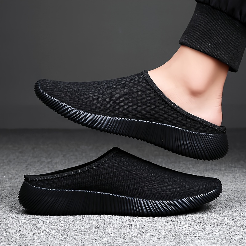 

Women's Breathable Mesh Slip-on Mules – Lightweight, Comfortable Casual Shoes With Soft Md Sole For Indoor And Outdoor Use