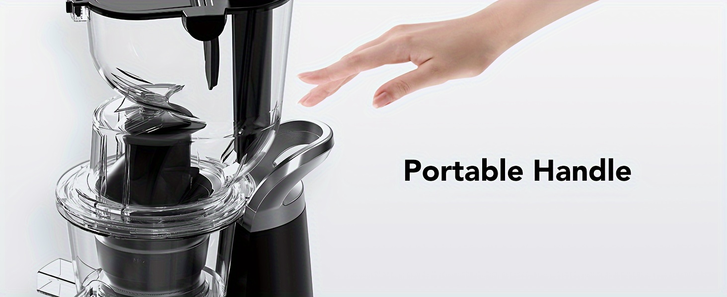  juicer machines cold press juicer with 83mm large feed chute masticating juicer machines for vegetable and fruit easy to brush bpa free masticating juicer black details 8