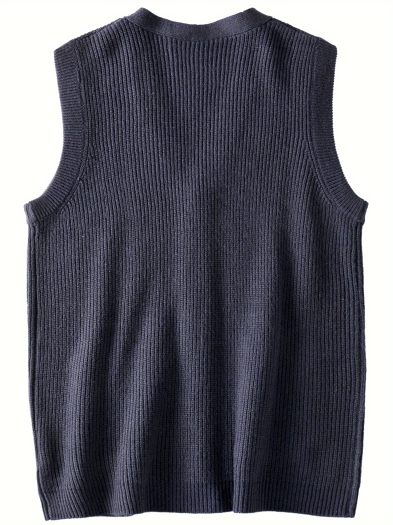Mens T Shirts AmeIAEA Men's Sweater Vest V Neck Cable Knitted