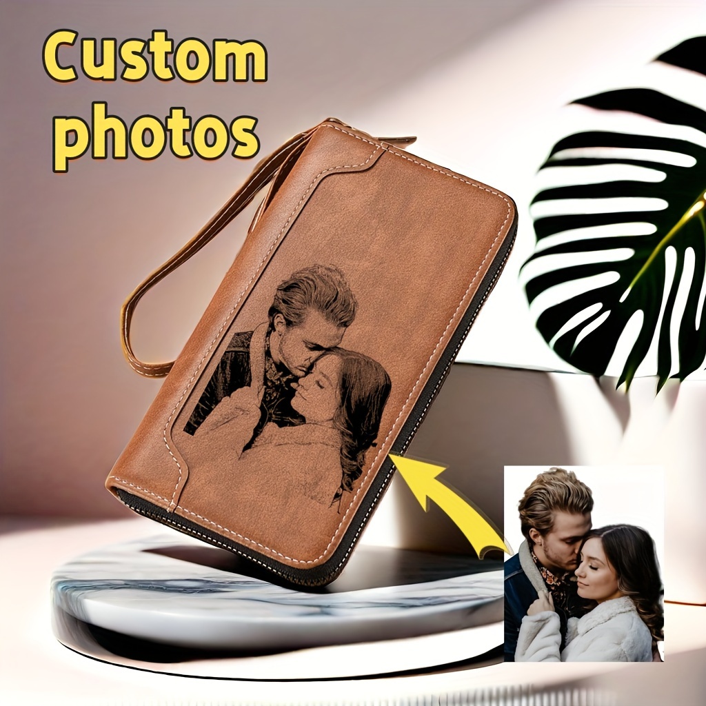 

Customizable Zippered Wallet - Personalized , - For , Husband, Dad On , 's, 's Day