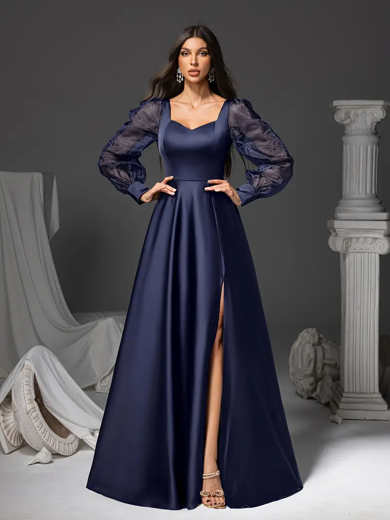 long sleeve birthday party dress for women Wholesale Full leeve Blue Vintage equined Gillter Cocktail Dresses Women with Fringe,1 Piece