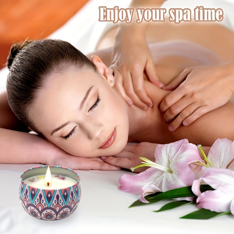 Fragrant Soy Wax Round Candle Set