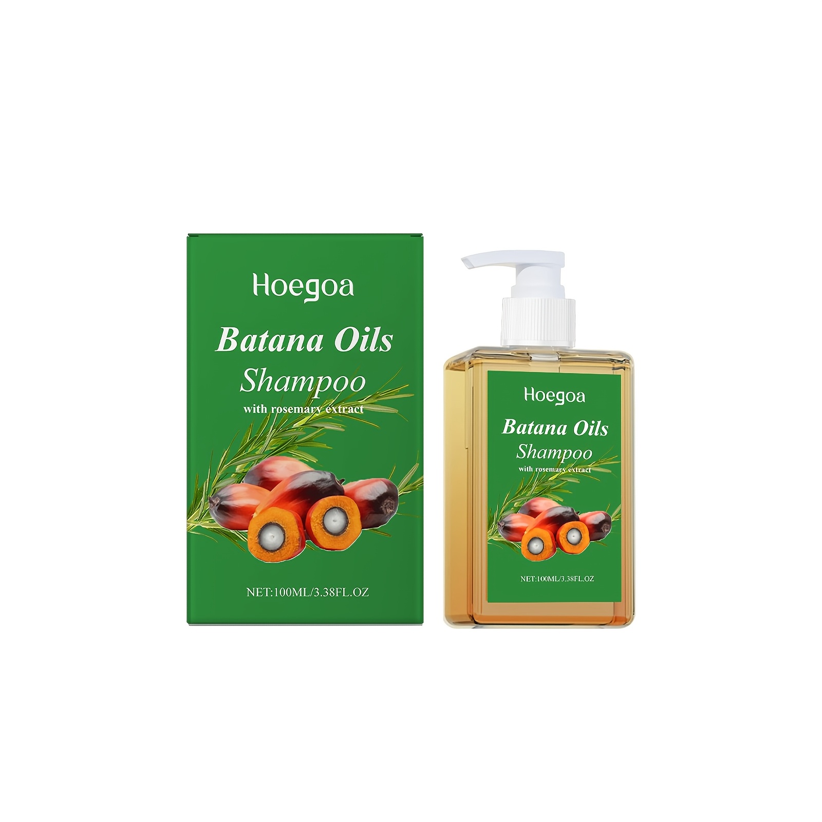 Image of 100ml Batana Hair Conditioner Shampoo Contains Batana Oil, Rosemary Leaf Extract Gently Moisturizes Hair, Dense Foam Suitable For All Hair Types Perfect Shampoo Gift, Christmas/halloween Gift
