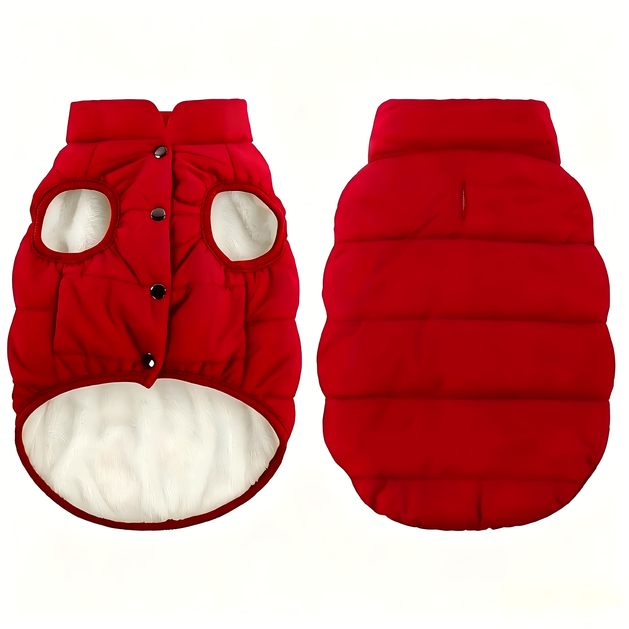 autumn and winter thickened outerwear vest for large dogs suitable for cold weather Product details 1