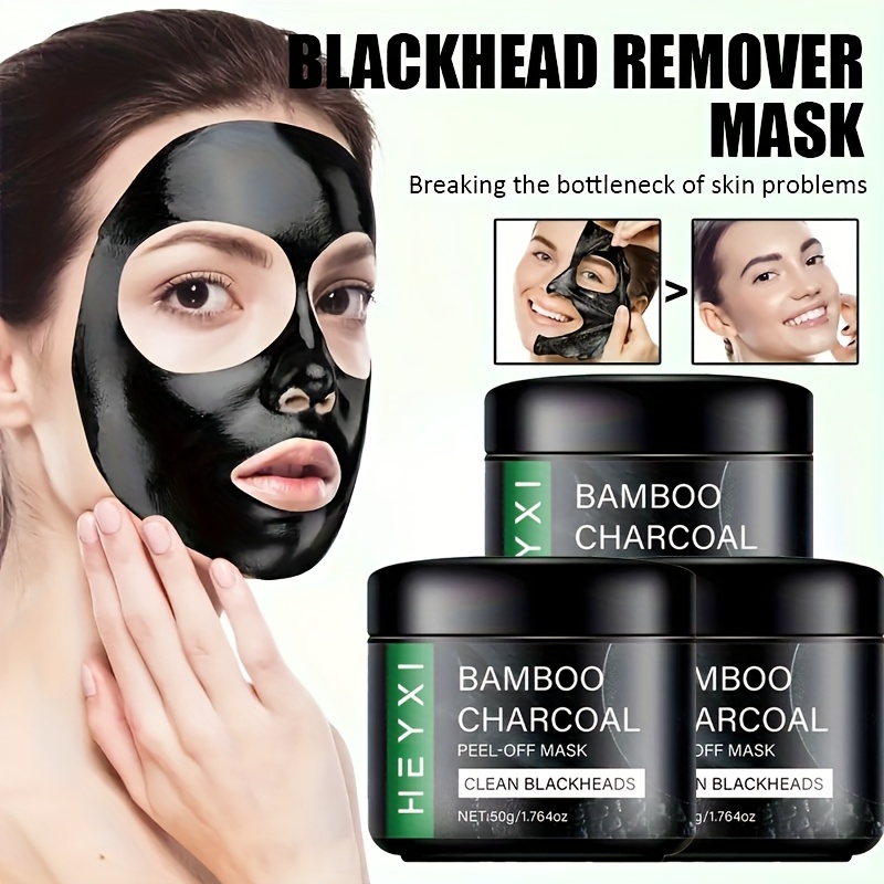 Masque au Charbon de Bambou 50g - Nettoyage Profond, Hydratant, Facile à Utiliser, Formule Non Irritante, Hypoallergénique, Adapté à Tous les Types de Peau Claire Beige, Masque de Soin, Masque aux Ingrédients Naturels, Masque Hydratant