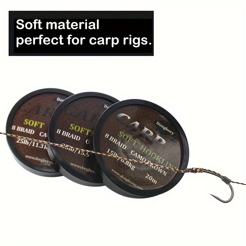 Soft Carp Fishing Line 8 Strand Uncoated Braid Hair Rig - Temu Canada